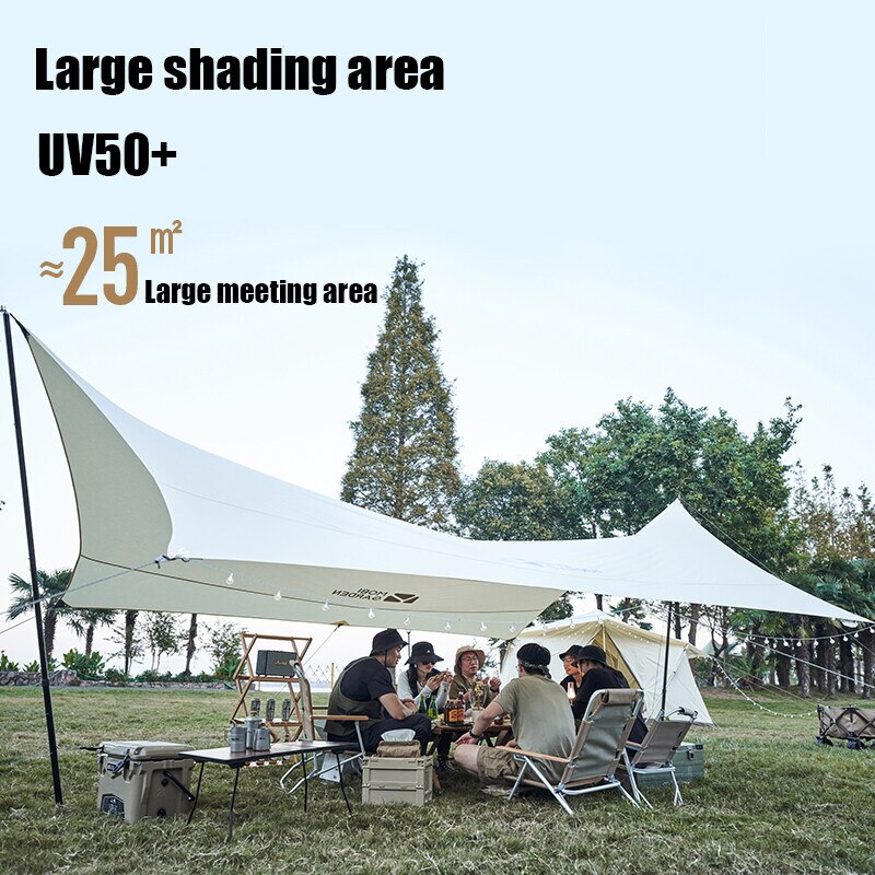 MOBI GARDEN Pergola Exquisite Pergola für Camping im Freien, regendicht, Sonnenschutz, Pergola, leicht, luxuriös, Camping, Baumwoll, Epoche 600
