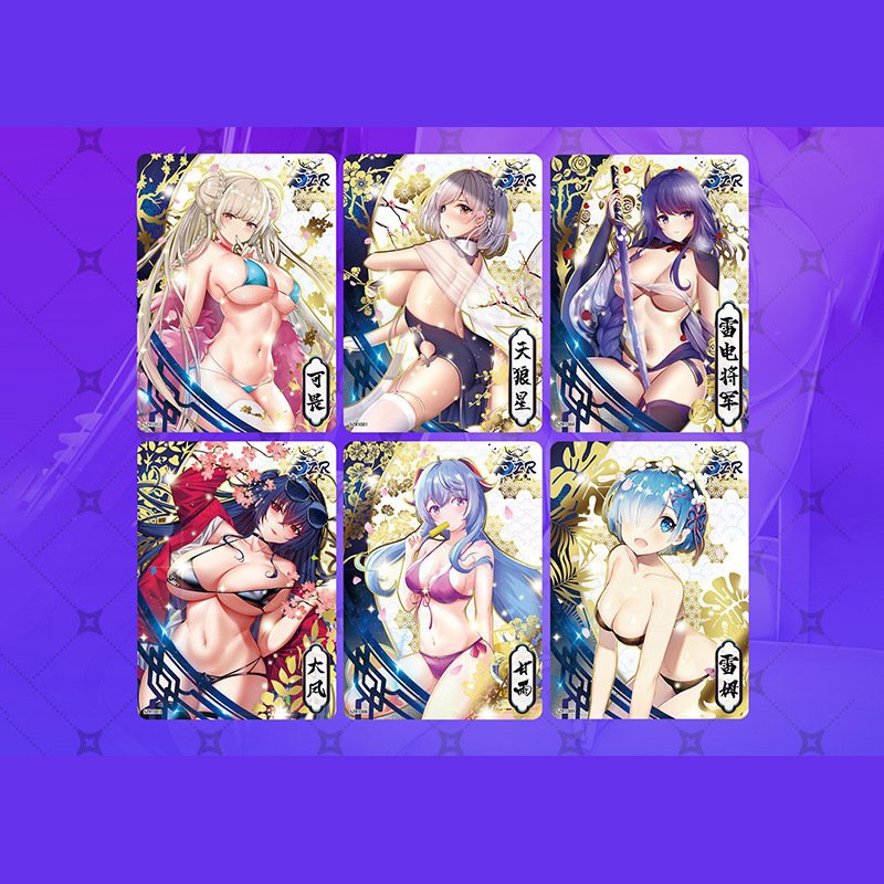 (M40) Set ảnh thẻ SECRET GARDEN card Anime girl Sexy trò chơi nhân phẩm gacha anime