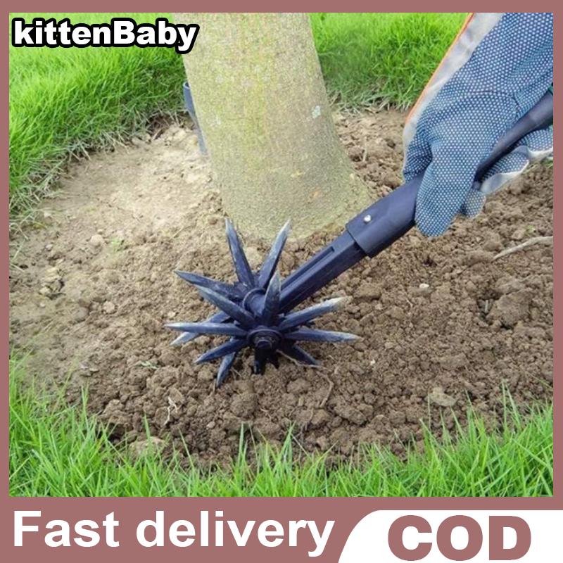 kittenBaby เครื่องมือขุดดินแบบหมุน2อิน1สำหรับสวนเครื่องเติมอากาศในดินเครื่องมือทำสวนเครื่องมือขุดกำจัดวัชพืชเครื่องมือเปลี่ยนหญ้าในดินที่หลวม ราคา 334 บาท*ส่งฟรี