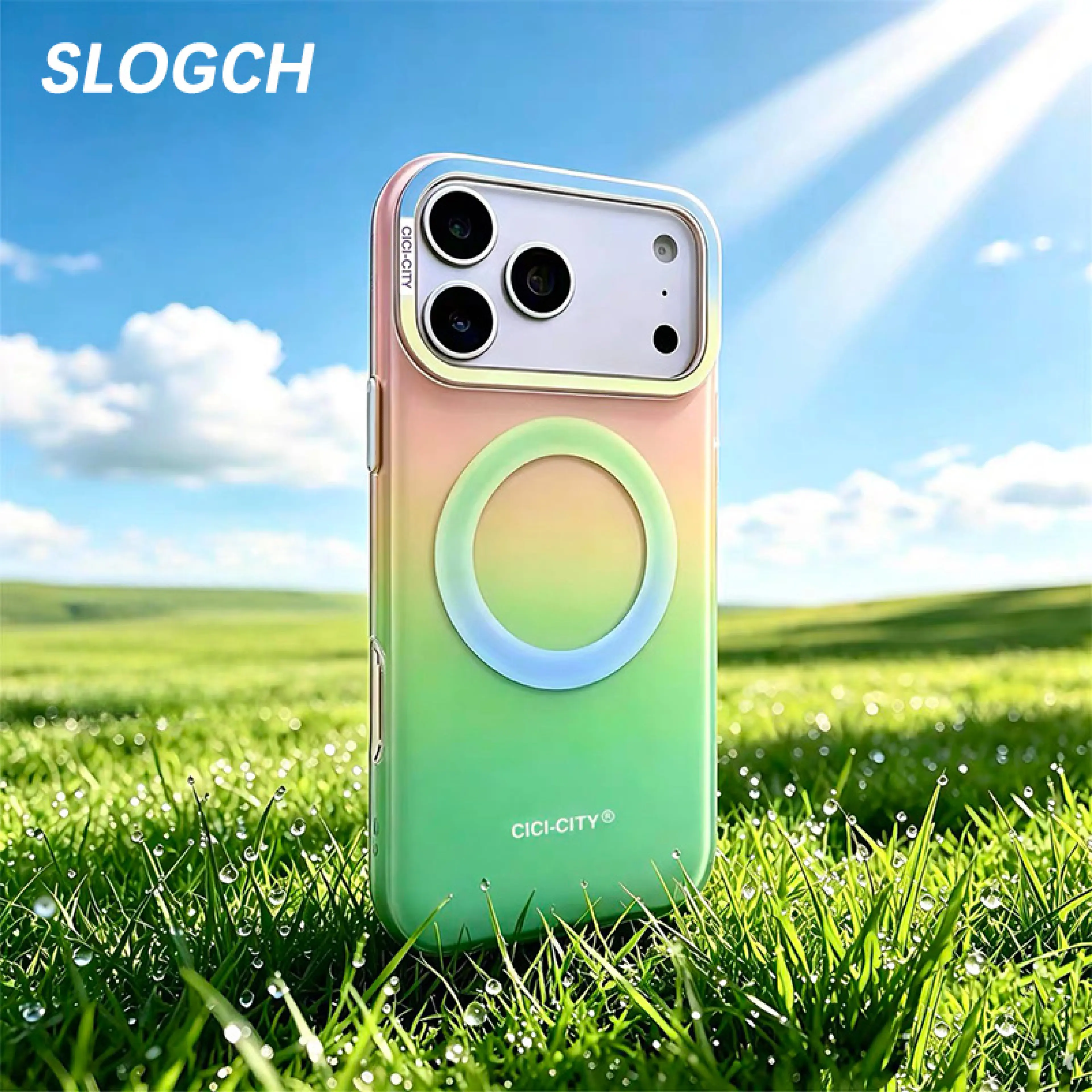 Colorful IMD Matte Phone Case For iPhone 17 Pro Max Compatible with MagSafe Skin-friendly Frosted Anti-fingerprint Back Hard Cover For iPhone 15 16 Pro Max Shockproof Protection Casing