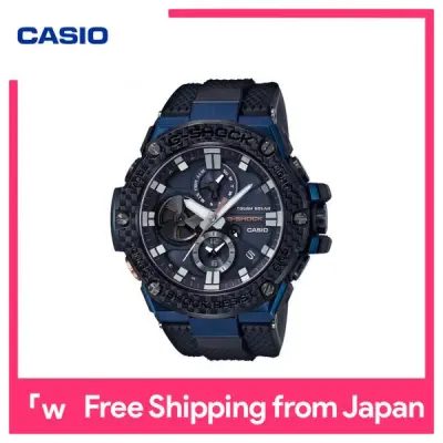 CASIO watch G-SHOCK G Shock G-STEEL smartphone link carbon bezel GST-B100XB-2AJF Men's