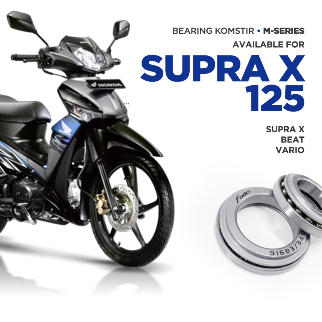 Faito Bearing Komstir Adv 150 160 / Pcx 150 160 / Vario 160 150 125 110 / Beat Deluxe Fi Karbu / Scoopy Fi Karbu / Supra X 125 / Supra Gtr / Genio / Supra Fit M-Series Harga 132,000 rupiah*Gratis Ongkir