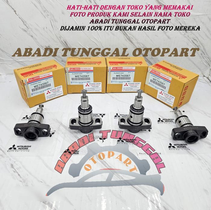 PLUNGER ASSY MITSUBISHI PS125 KANTER TURBO 1SET 4PCS-Kumma.id Harga 1,420,000 rupiah*Gratis Ongkir