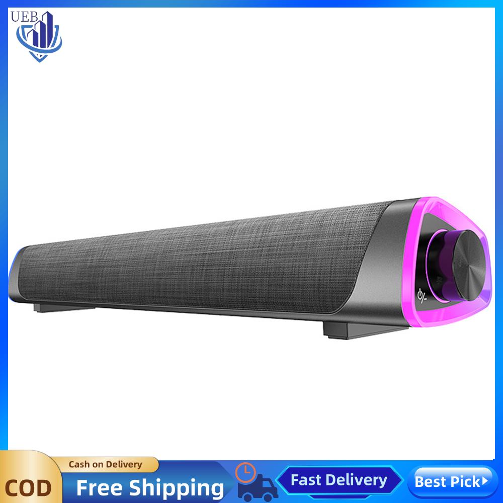 [ศูนย์ขายส่ง Ueb] ลำโพงคอมพิวเตอร์ ลำโพงเล่นเกมเสียงสเตอริโอที่รองรับ Bluetooth ลำโพงแล็ปท็อปสำหรับแล็ปท็อปโฮมออฟฟิศหอพักเครื่องเล่นเพลง ราคา 485 บาท*ส่งฟรี