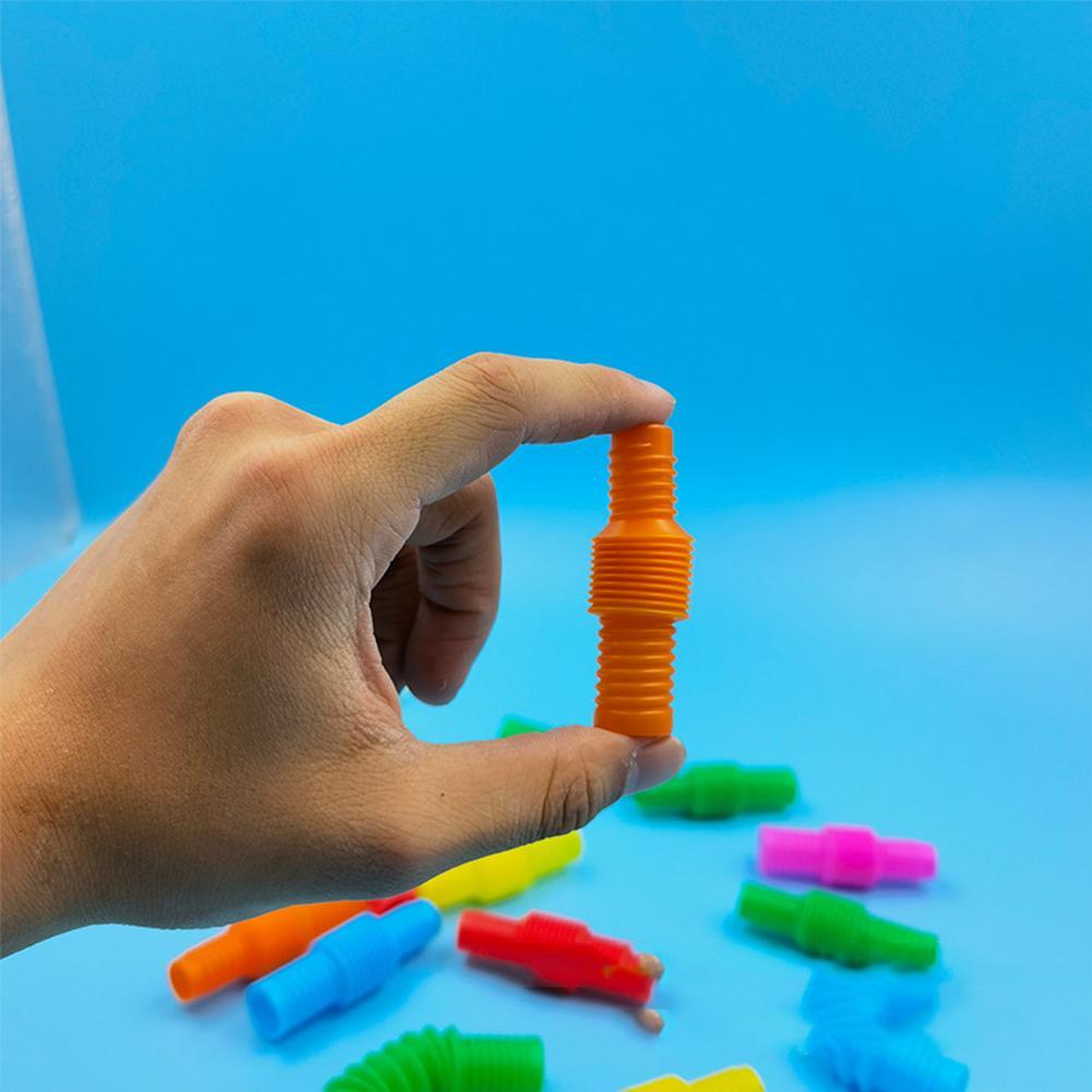 Pop Tupe Mini Colorful Stretching Tube Children s Toy Vent Tube Telescopic