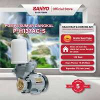 SANYO Mesin Pompa Air Sumur Dangkal Otomatis- P-H137AC-S Horizontal & Vertikal