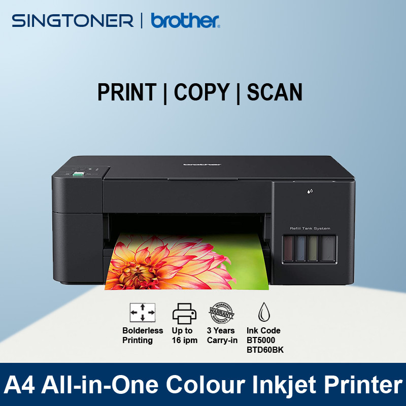[Local Warranty] Brother DCP-T220 All-in One Ink Tank Refill System Printer DCP T220 DCPT220 220 Singapore