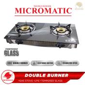 Micromatic Double Burner Gas Stove - Everyday Low Price