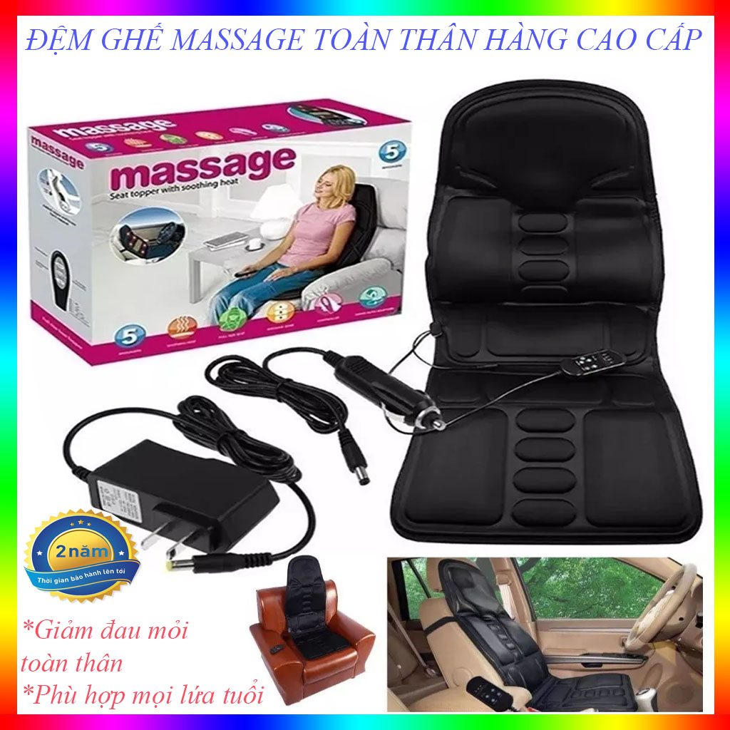 Máy massage rung massage - máy massage lưng - may mat xa
