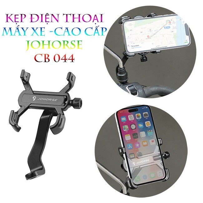 Kẹp Điện Thoại Trên Xe Máy CB-044 và Kẹp Điện Thoại Trên Xe Máy C2--Giá đỡ điện thoại kim loại gắn x