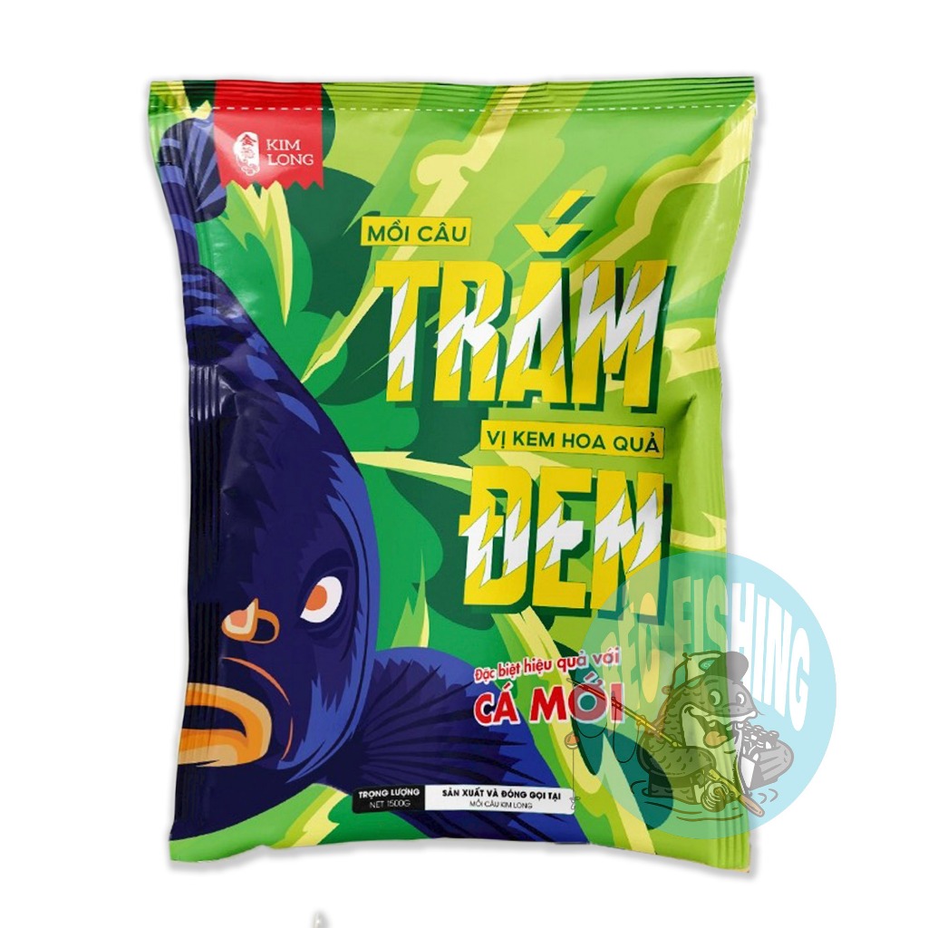 Mồi câu - hạt xả trắm đen th2 kim long vị kem hoa quả 1500g câu cá trắm đen mới, chép siêu nhạy