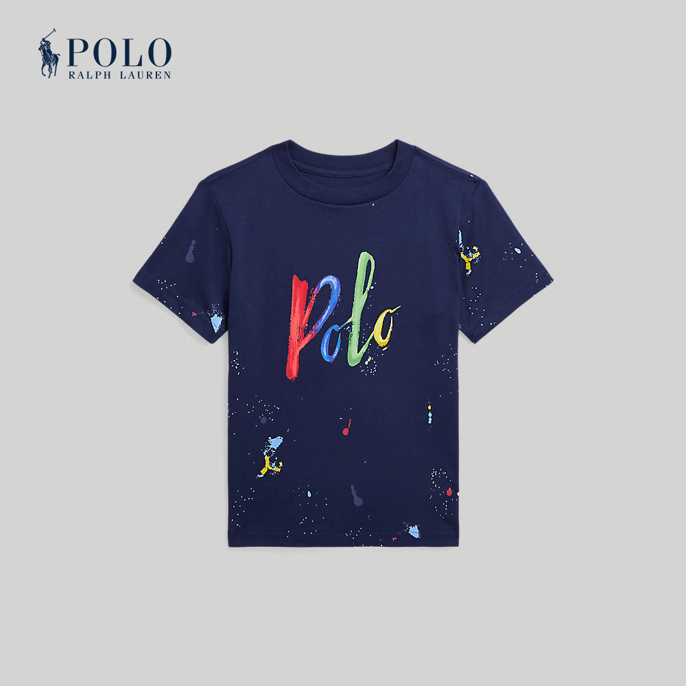 Polo Ralph Lauren Kids Boys Tee-Logo Cotton Jersey Tee CWPOTSHB8020792 410 Navy-410 ราคา 3,500 บาท*ส่งฟรี