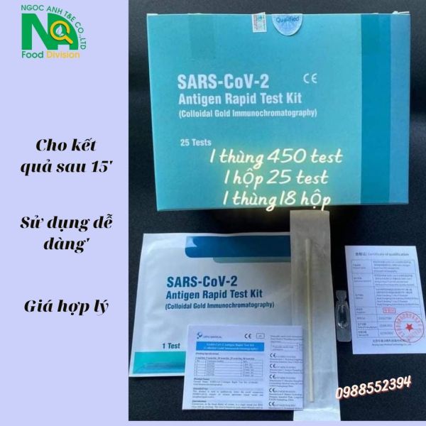 Combo 02 bộ/05 bộ/10 bộ hoặc 01 test covid Lepu (SARS-CoV-2 Antigen Rapid Test kit (Colloidal Gold Immunochromatography) tùy chọn phân loại - Hàng đầy đủ giấy tờ hợp lệ