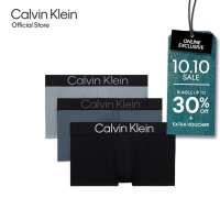 CALVIN KLEIN Bold Logo Low Rise Trunks 3 Pack Mens