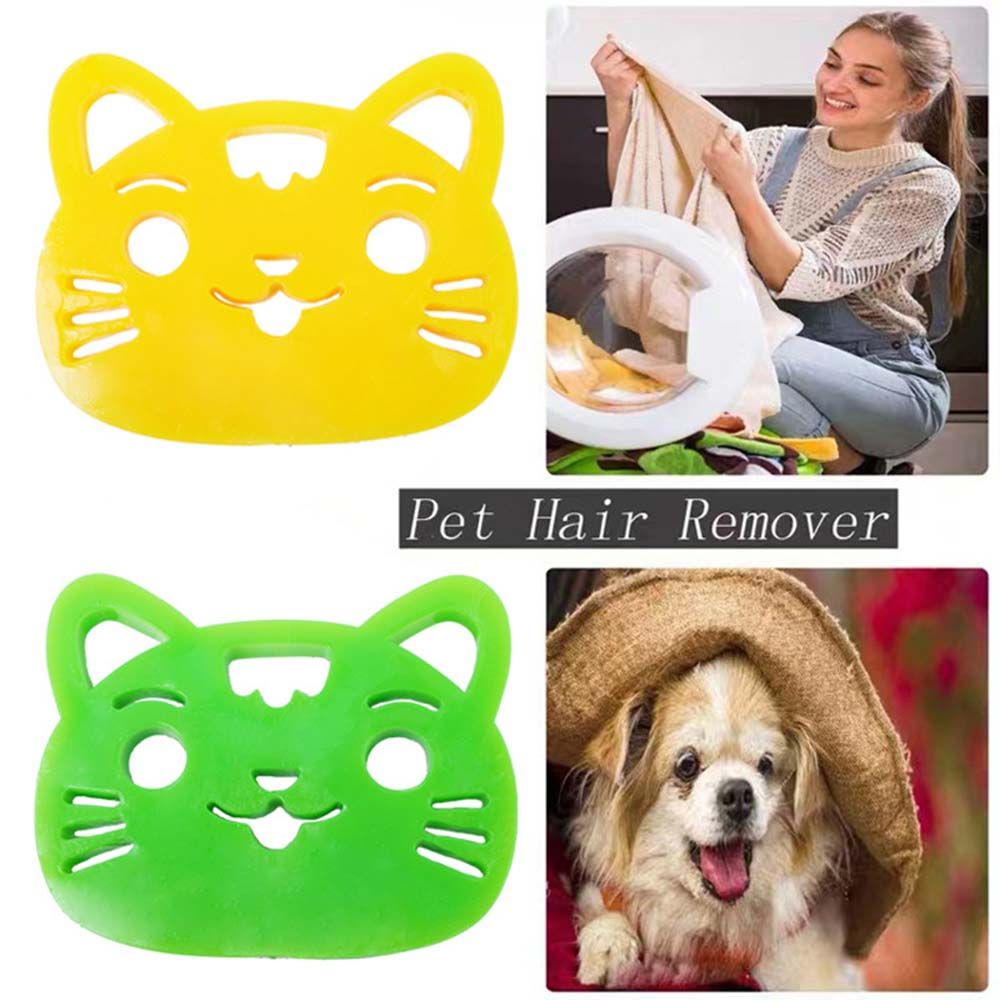 5210BIYU Silicone Có thể tái sử dụng Công cụ làm sạch Fur Zapper Miếng đệm giặt Fur Lint Catcher Hình dán tóc thú cưng Tẩy lông thú cưng