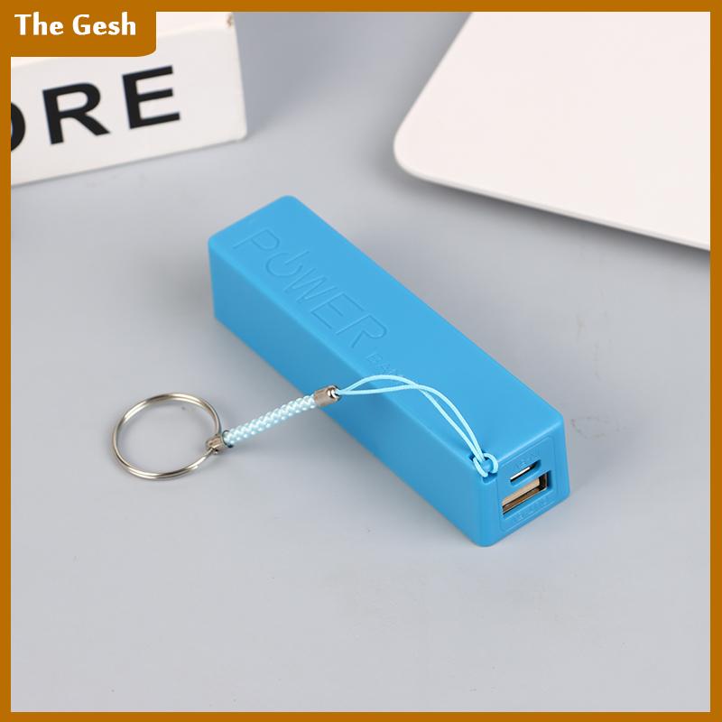 [The Gesh] Điện thoại di động ngân hàng sạc pin gói cho trường hợp tự làm hộp Protable đầy màu sắc stroage hộp - 5