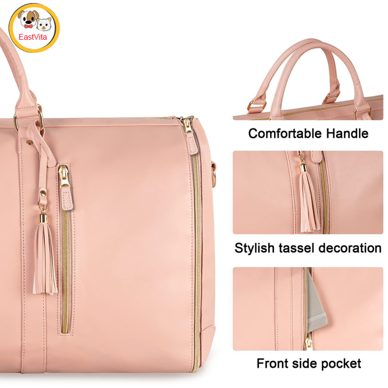 Travel Garment Bag For Women Duffle Bag Garment Bag, Carry Garment Duffle Bags With Shoulder Strap Shoe Pocket Carry On Garment Bag For Men Women