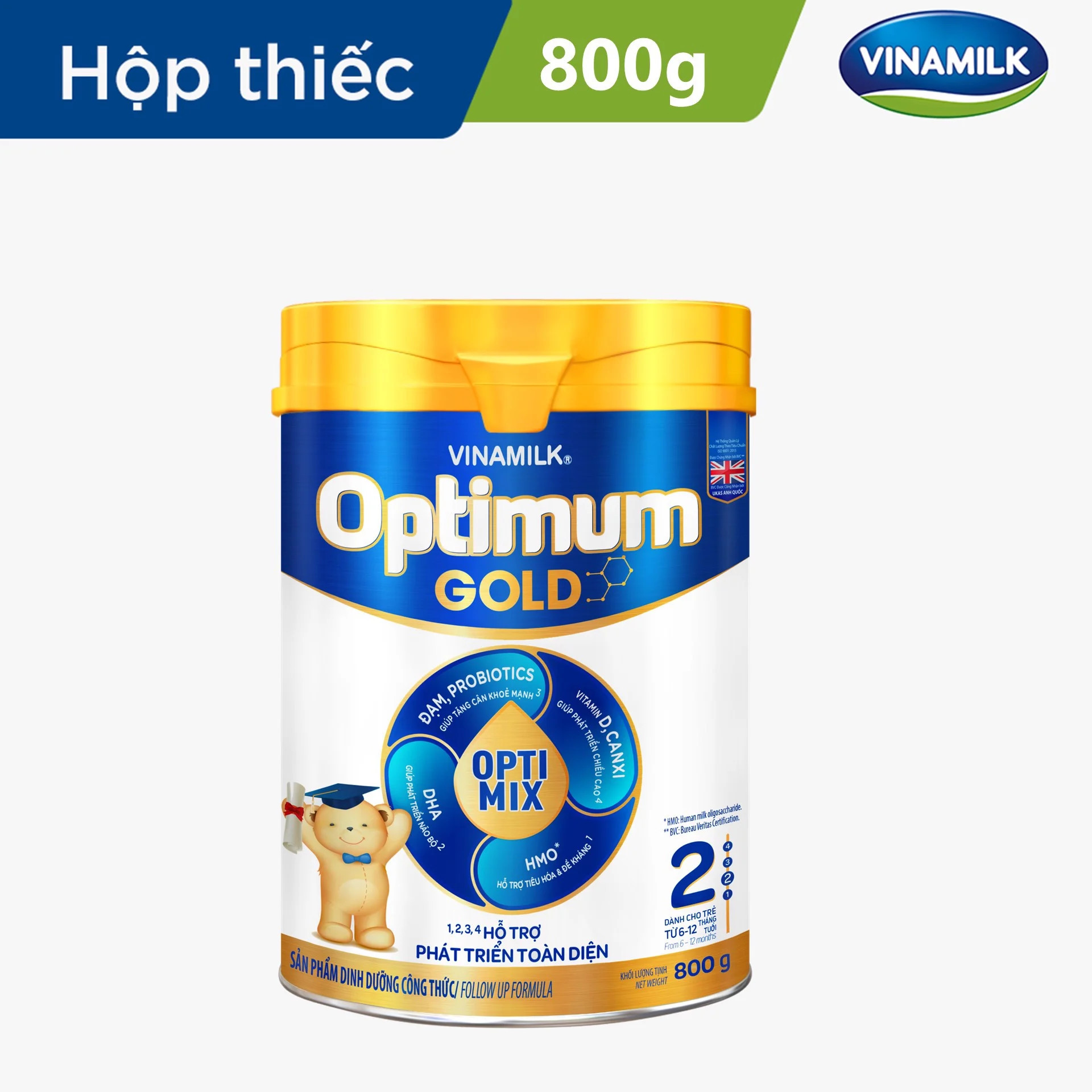 Sữa bột optimum gold 2 - lon 800g chính hãng