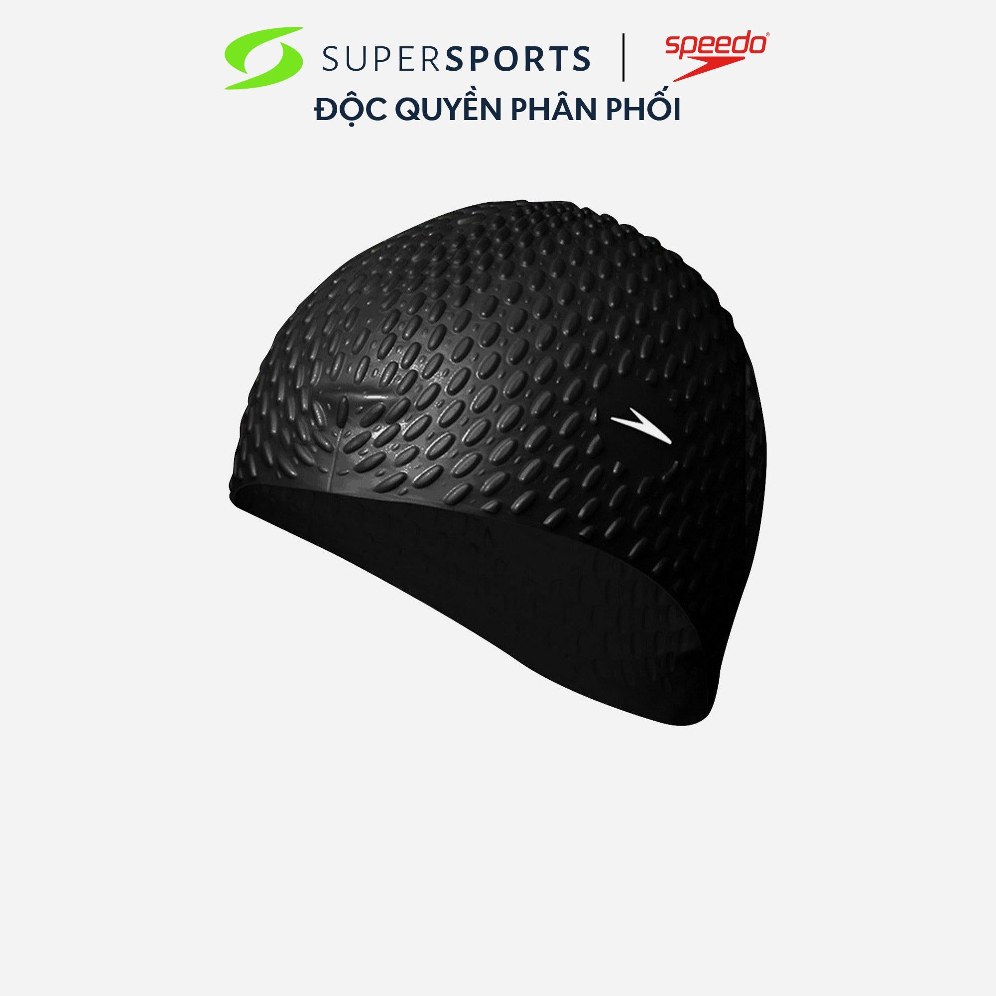 Speedo nón bơi người lớn unise.x bubble cap xu black 8-709290001