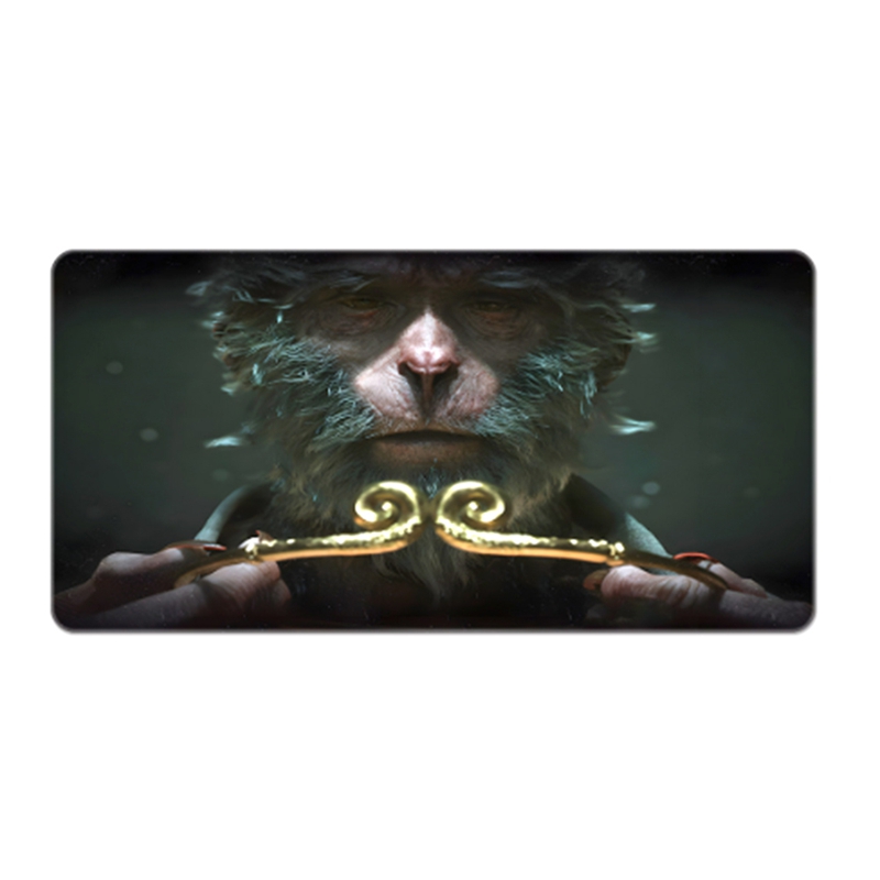 Black Myth Gaming Mouse Pad - Large Desk Mat Non-Slip Rubber for Gamers, Office Accessories