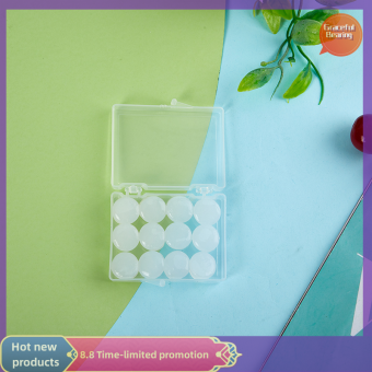Duyên dáng 12pcs Silicone nút bịt lỗ tai silicon tái sử dụng sáp Nút tai bơi moldable nút tai giảm tiếng ồn hủy bỏ ngủ bảo vệ