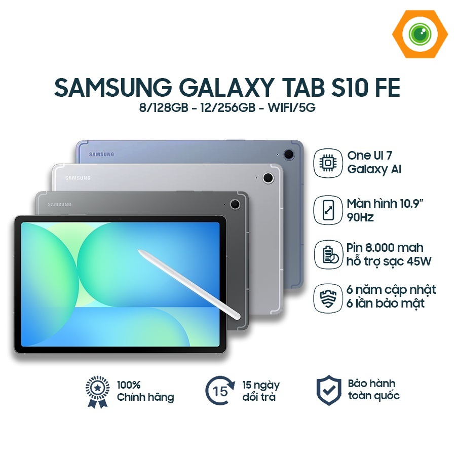 Tablet Samsung Galaxy Tab S10 FE Wifi - Official Distributors