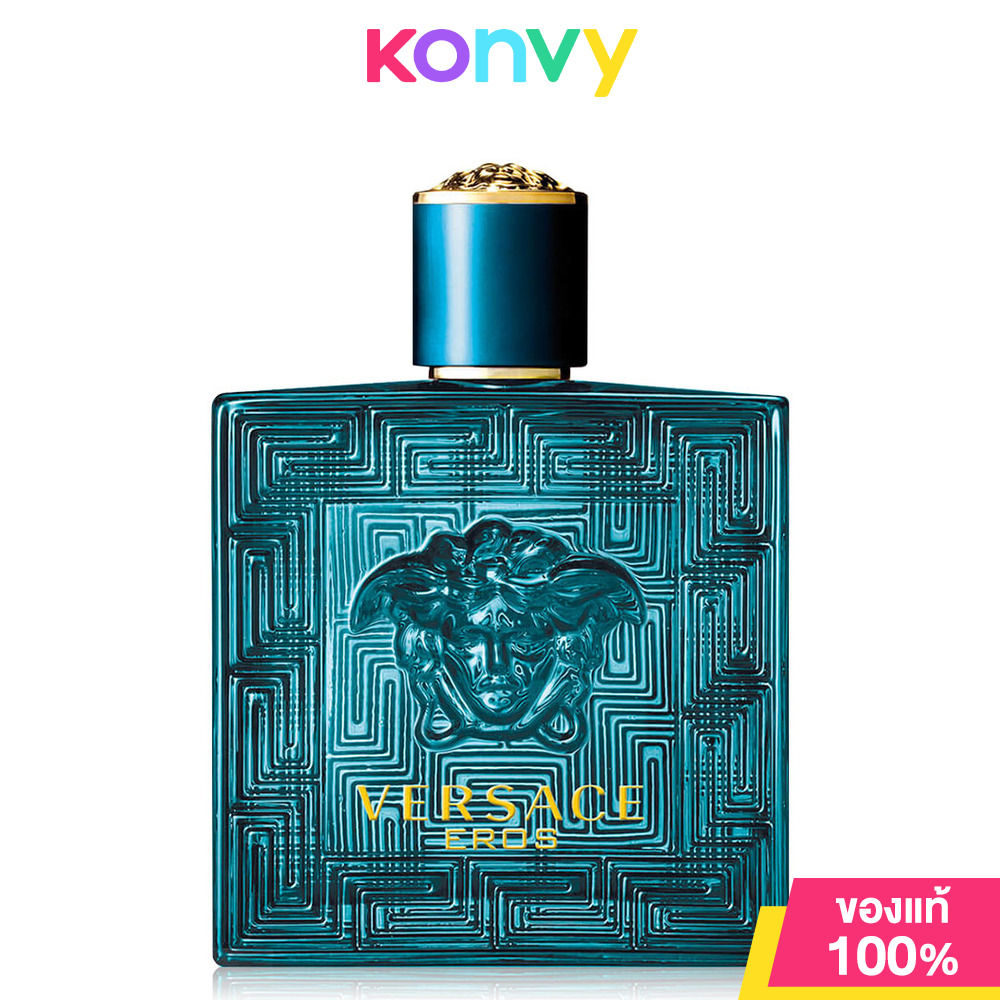 Versace Eros EDT น้ำหอมเวอร์ซาเช่สำหรับผู้ชาย กลิ่นสะอาดสดชื่นที่ได้รับแรงบันดาลใจในการสร้างจากตำนานกรีกโบราณ ราคา 3,960 บาท*ส่งฟรี