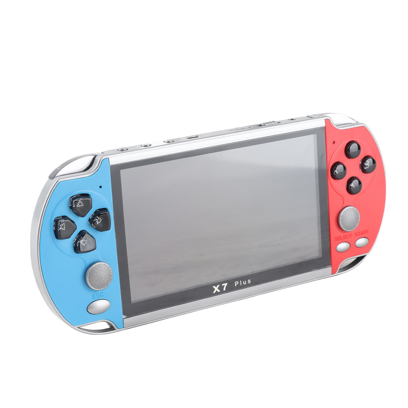 5.1in Handheld Game Console 8G Portable Gaming Console 1500mAh Battery Support Video Music AV Output Blue and Red - ยี่ห้อ OEM ราคา 800 บาท*ส่งฟรี