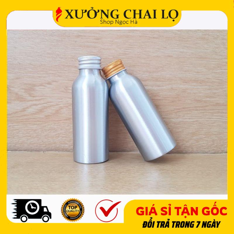 Chai lọ chiết mĩ phẩm siêu rẻ chai lọ nhôm nắp vặn nhôm 30ml,50ml,100ml chiết mỹ phẩm .