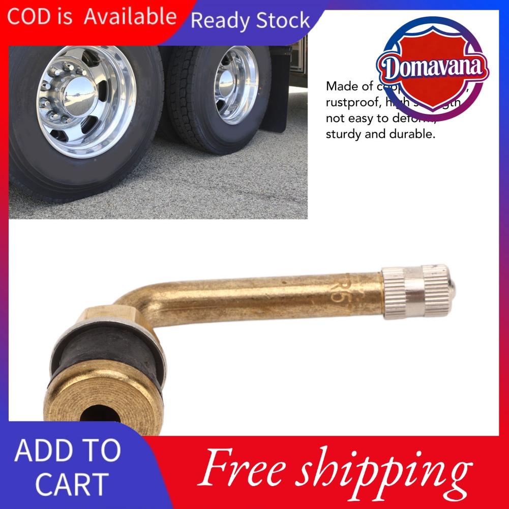 Domavana Van lốp Thân đồng Chống biến dạng Van lốp Thân niêm phong hoàn hảo Chống rỉ cho xe kéo Giá 695,000 Đồng*Miễn phí vận chuyển