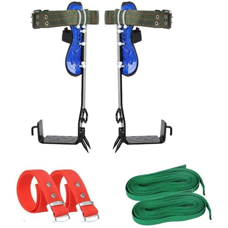 Mua 6-in-1 Tree Climbing Spike Set Climbing Nails Adjustable Safety Belt Lanyard 2 Gears Tree Climbing Spikes Camping Parts