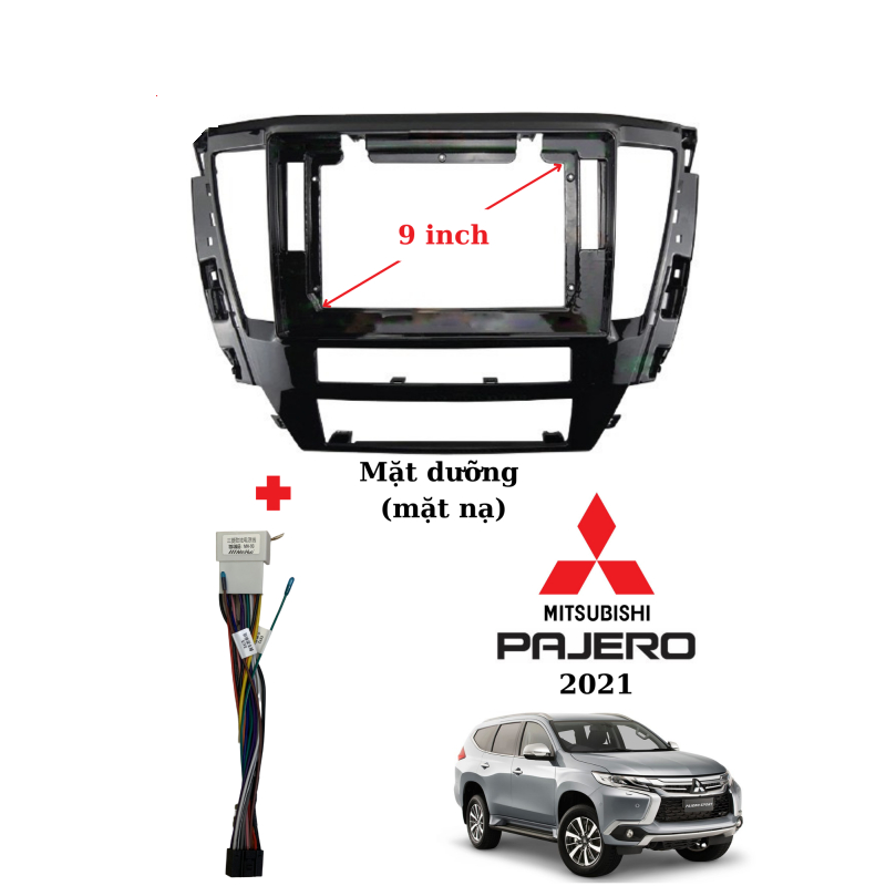 Mặt dưỡng Mitsubishi Pajero 2021 - 2022