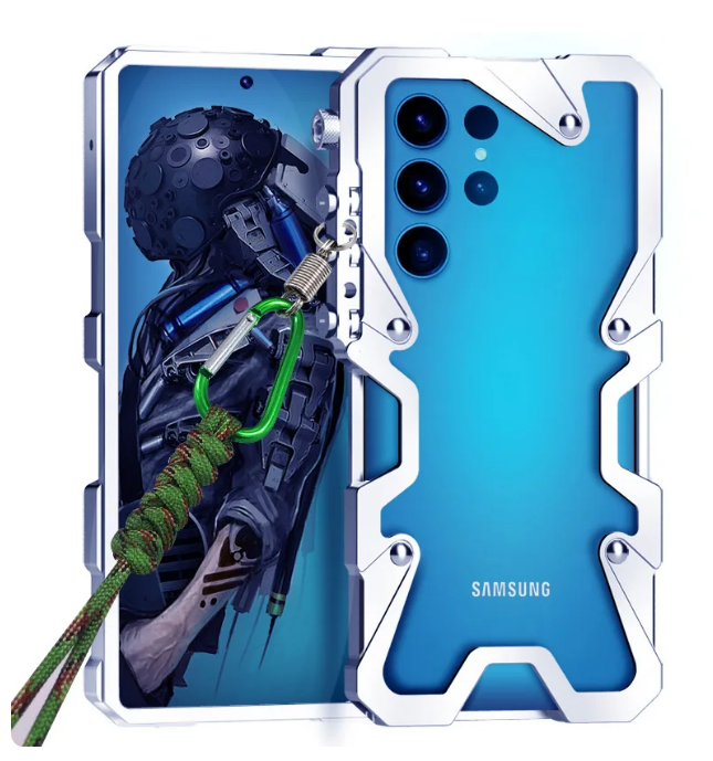 Ốp Ốp lưng kim loại chống sốc cho Samsung Galaxy S23 Ultra S20 Plus S21 Plus Note 20 S22 S23 Ultra S