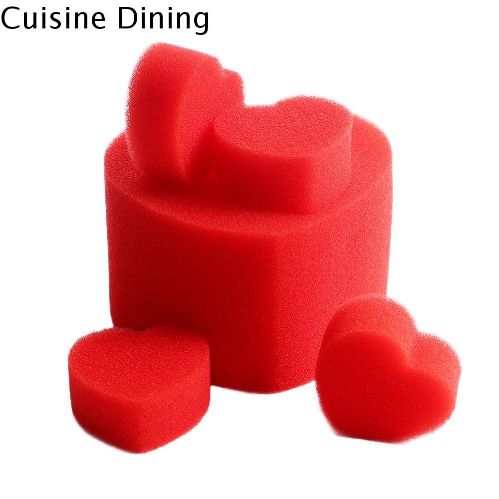 CUISINE Vui 5pcs Phụ kiện Illusion Close-up Sân Khấu Ma Thuật Công Cụ Ma Thuật Lừa Ma Thuật Miếng Bọt Biển Màu Đỏ Đạo Cụ ảo thuật Ma Thuật Miếng Bọt Biển Bóng