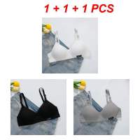 YIFAFA Comfortable Cotton Gathered Bra Push Up Girls Cotton Without Steel Ring Bar Korean Fashion Style Outdoor Yoga Sport Bras Non Wire Underwear Fast Shipping