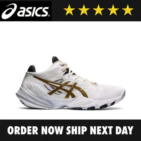 ASICS METARISE Men's Volleyball Shoes - White Gold