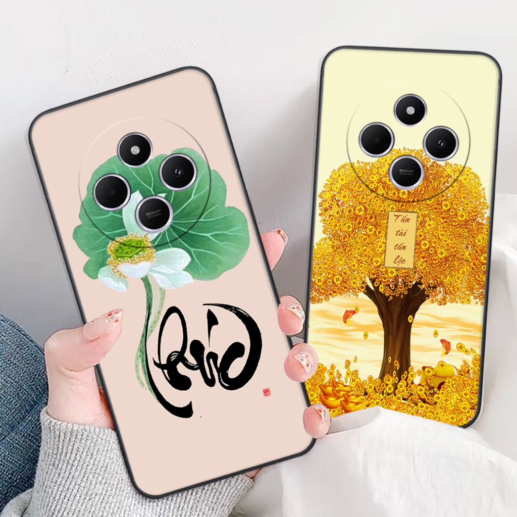 Ốp lưng cho Xiaomi REDMI A4 5G in hình phúc, vạn sự bình an, tài lộc SIÊU XINH