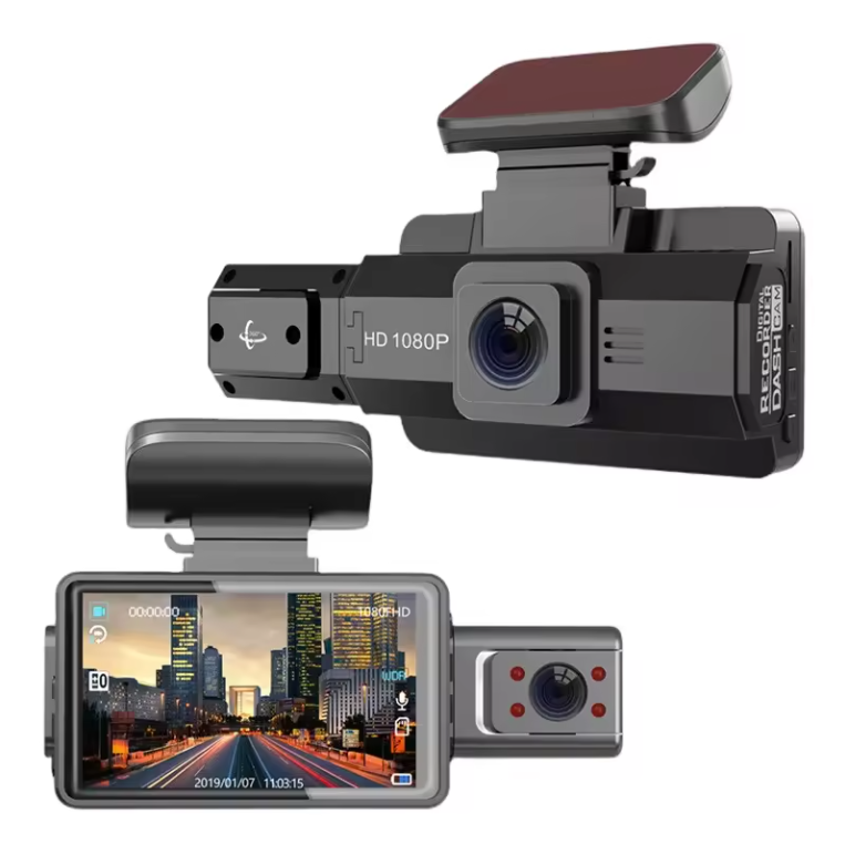 Ada Bertram cửa hàng 1080p phía trước bên trong cabin Dash 3inch IPS máy ảnh hành trình 4 IR LED Máy