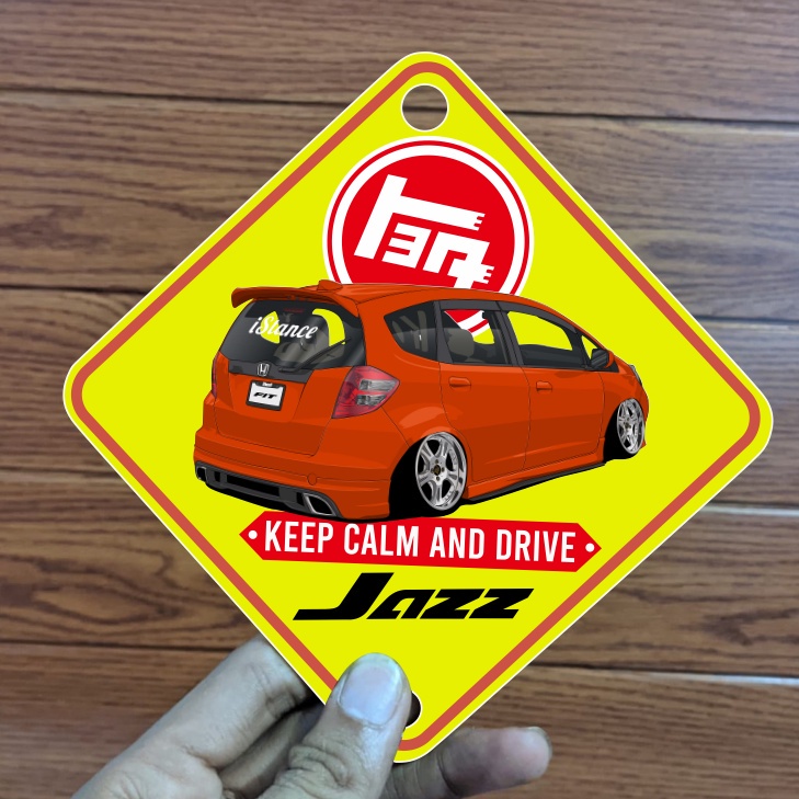 KRMK Gantungan Kaca Honda JAZZ GD8 GK5 WINDOWS SIGN Harga 60,000 rupiah*Gratis Ongkir