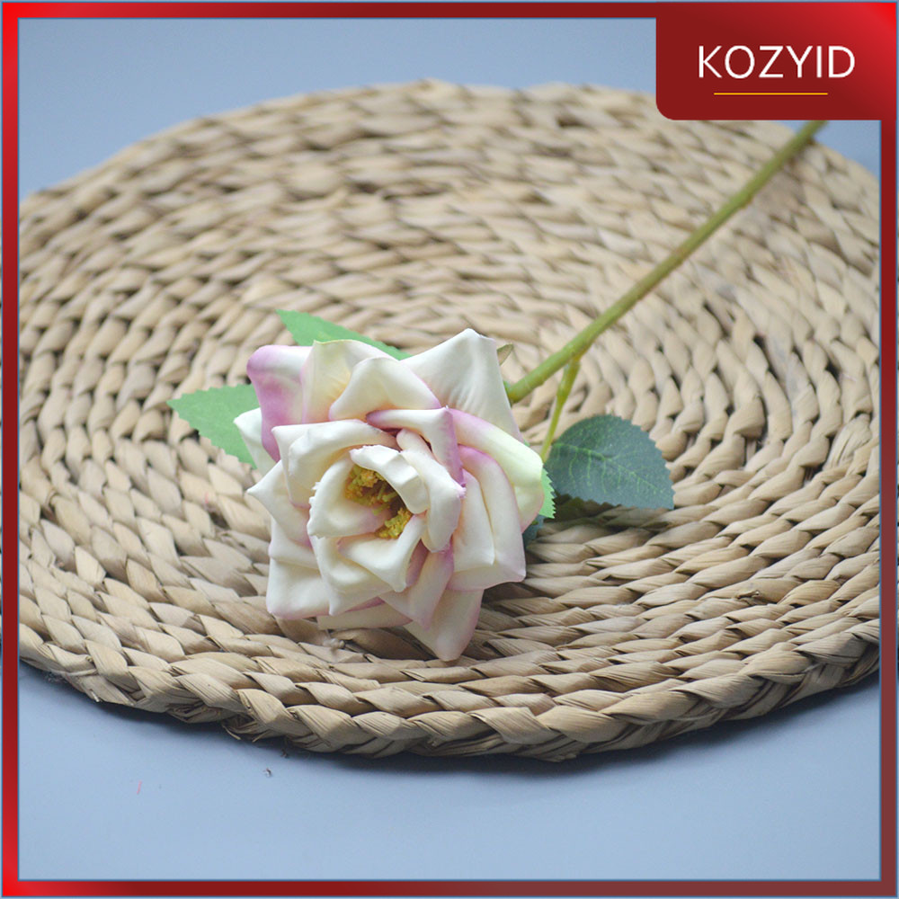 KOZY.ID - ROSE-28CM Bunga Mawar Palsu Plastik Buatan Imitasi Hias Dekor Buket Bouquet Rumah Pesta/Bunga Hias