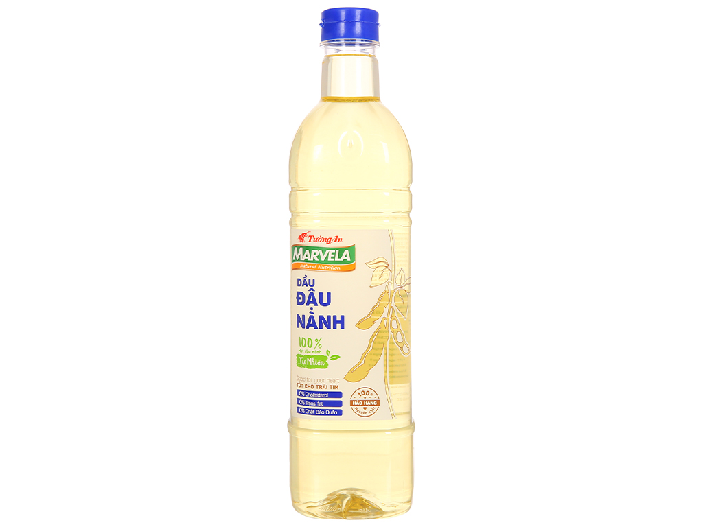 Dầu đậu nành Tường An Marvela chai 1 lít