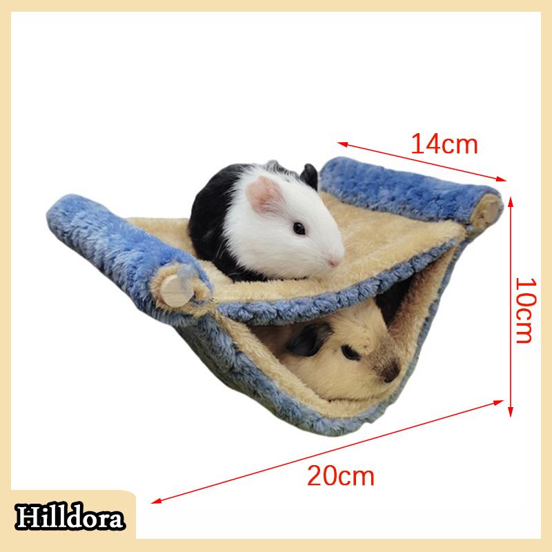 [Hilldora] Hamster treo nhà lồng ngủ tổ giường vật nuôi chuột hamster guinea lợn thỏ đồ chơi lồng đu vật nuôi động vật nhỏ cung cấp - 3