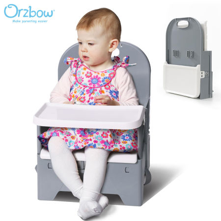 Orzbow Portable Baby High Chair with Tray