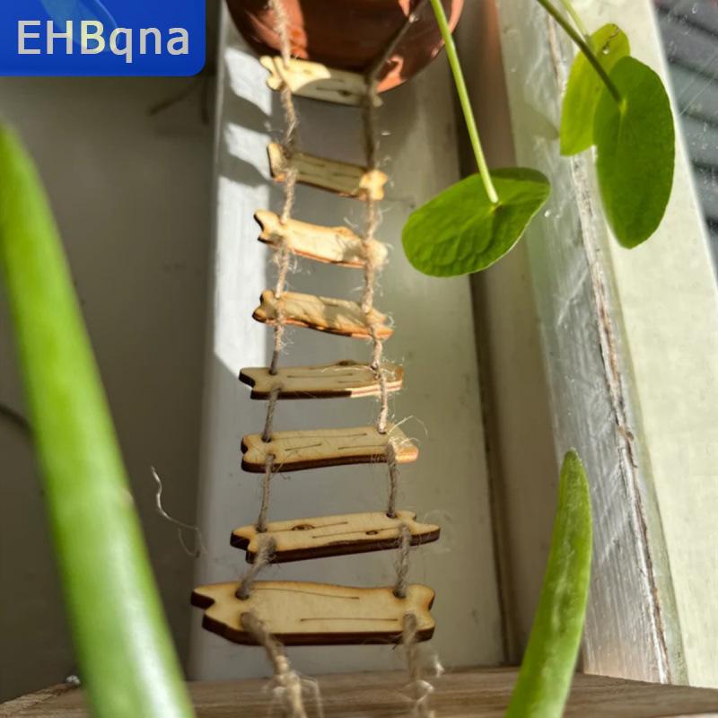 [COD] EHBqna SPORTS บันไดเชือกสะพานนางฟ้าทำจากไม้ตกแต่งสวนนางฟ้าขนาดเล็กสำหรับสนามบ้านและภูมิทัศน์ขนาดเล็กอุปกรณ์ประกอบการถ่ายภาพ ราคา 41 บาท*ส่งฟรี