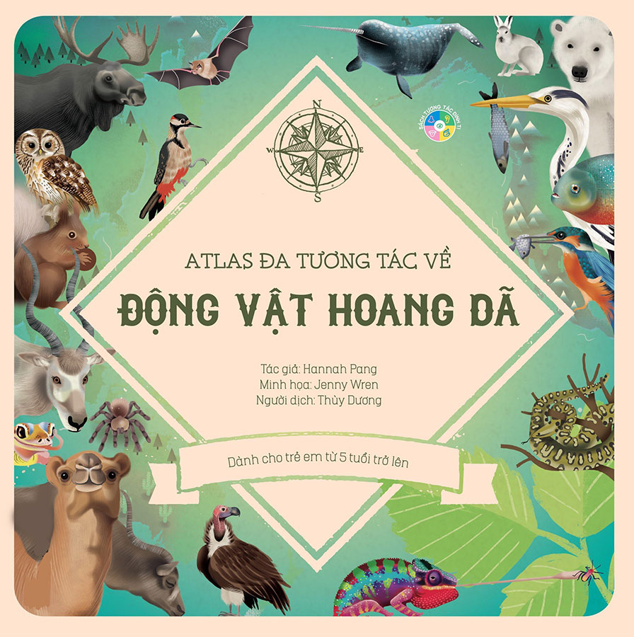 Sách - Atlas Đa Tương Tác Về Động Vật Hoang Dã - Phương Nam Book