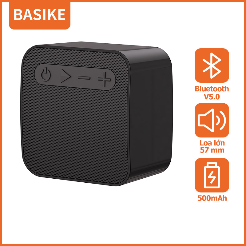 BASIKE Loa Bluetooth 5.0 Âm thanh vòm 3D Hi