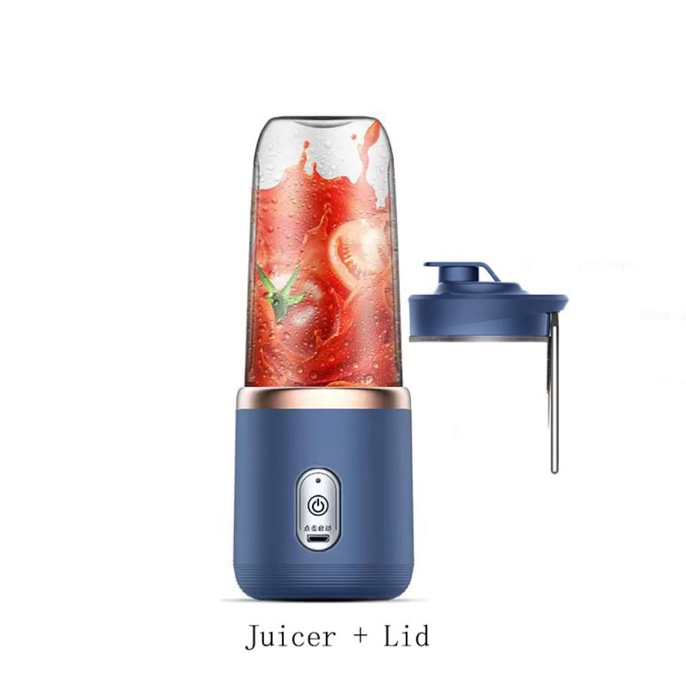 MAULLY Xanh dương/Hồng Máy Ép Trái Cây điện Máy làm nước trái cây 400ml Máy xay sinh tố Hộ gia đình Sạc USB Cốc ép trái cây Sữa lắc - 4