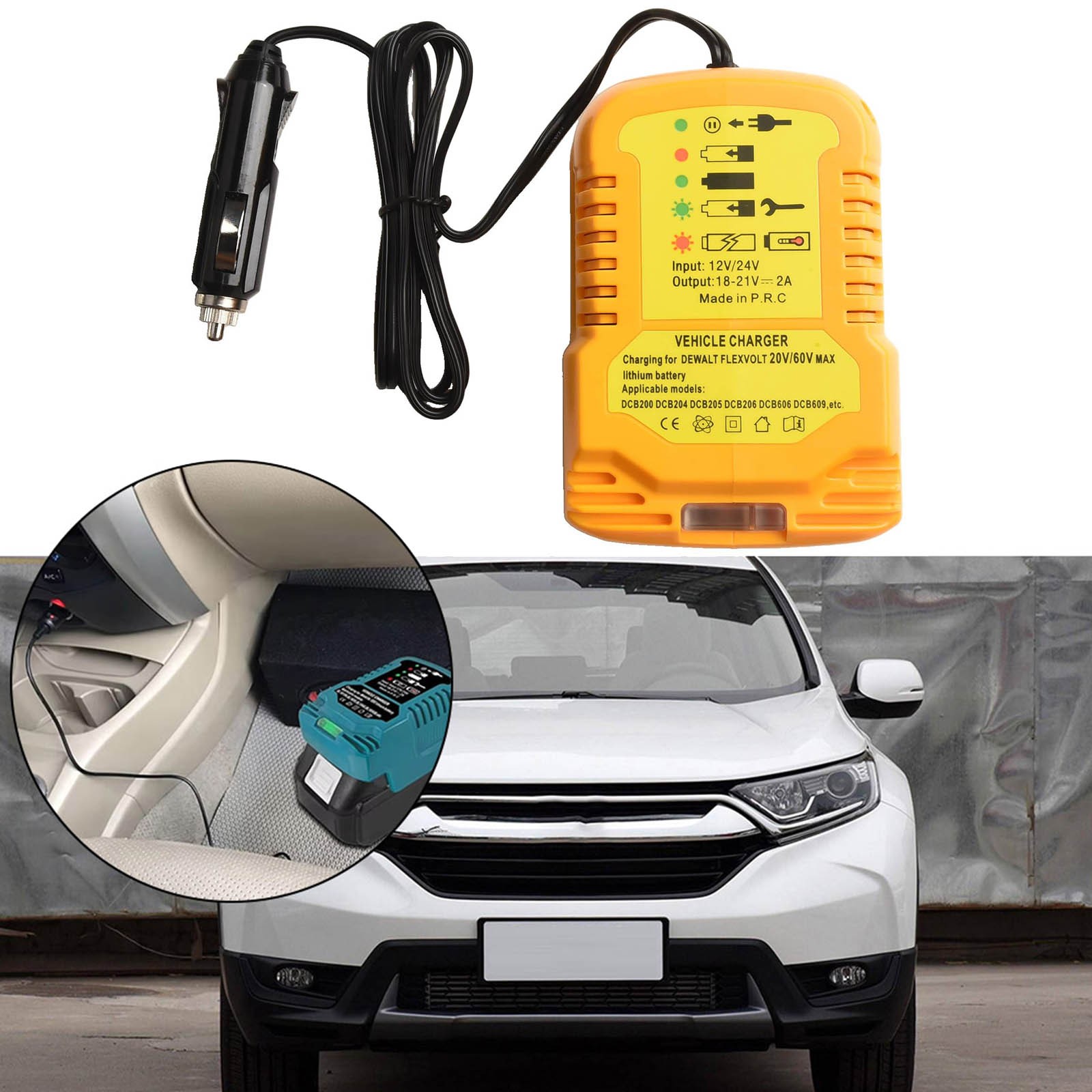 【Eelhoe】 nhẹ cho xe 18V để thay thế bộ sạc với chống quá nhiệt [phát hành sản phẩm mới] [hàng tồn kho Lớn]