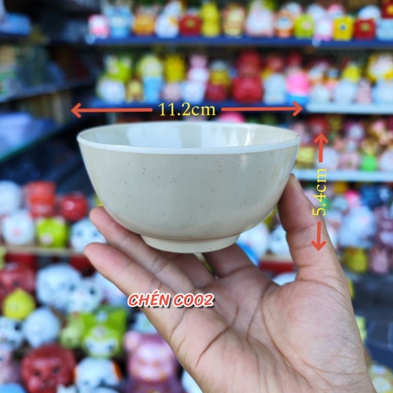 Bộ chén dĩa fataco màu nâu làm từ nhựa melamine