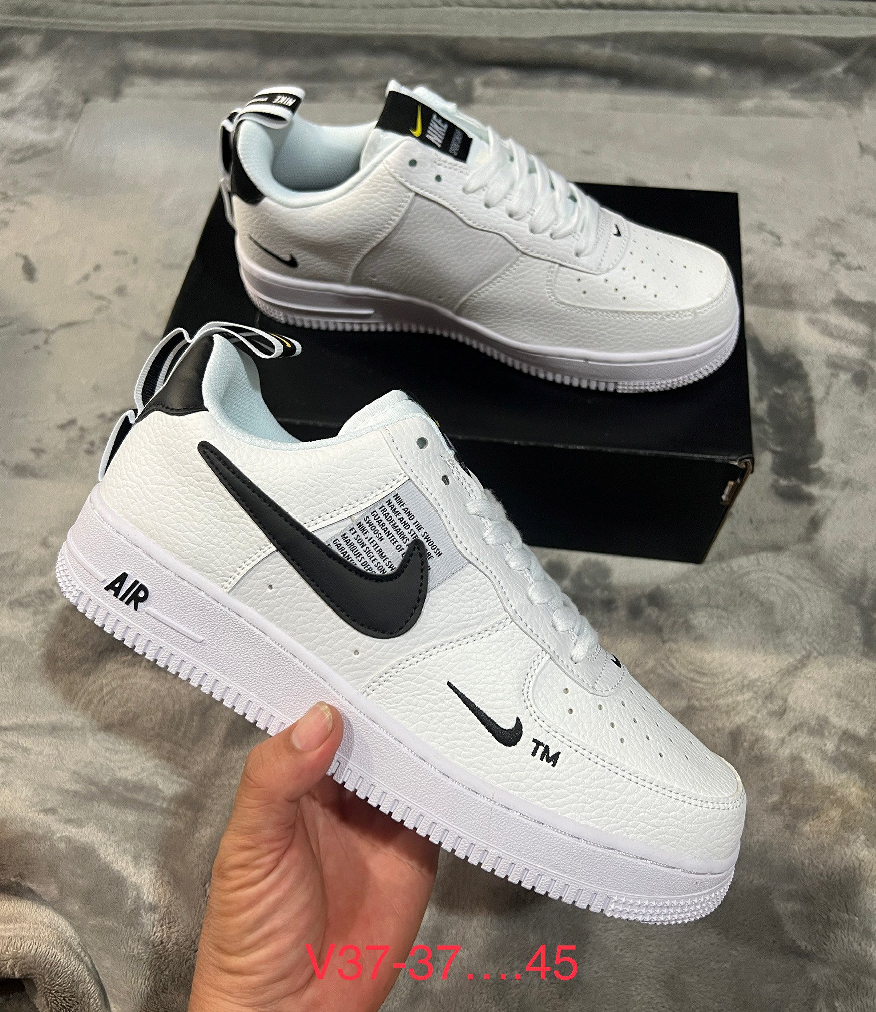 Nike Air Force 1 Black White ราคาถูก ซื้อออนไลน์ที่ - พ.ค. 2022 |  Lazada.co.th